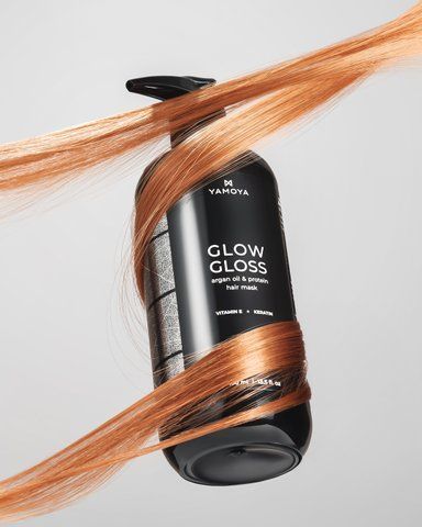 GLOW GLOSS hair mask (Протеїнова маска для волосся з аргановою олією, кератином, Вітаміном Е) GGHM400 фото